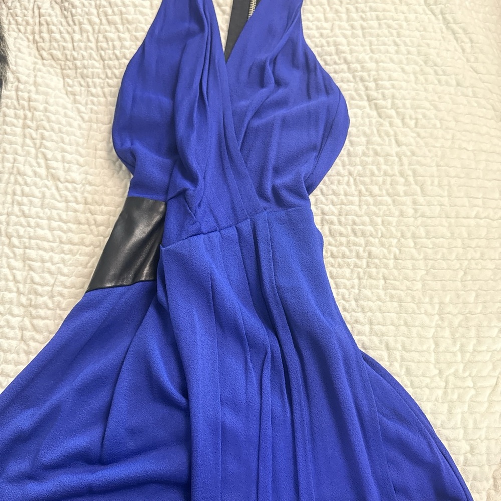 Elegant Blue Women's Dress